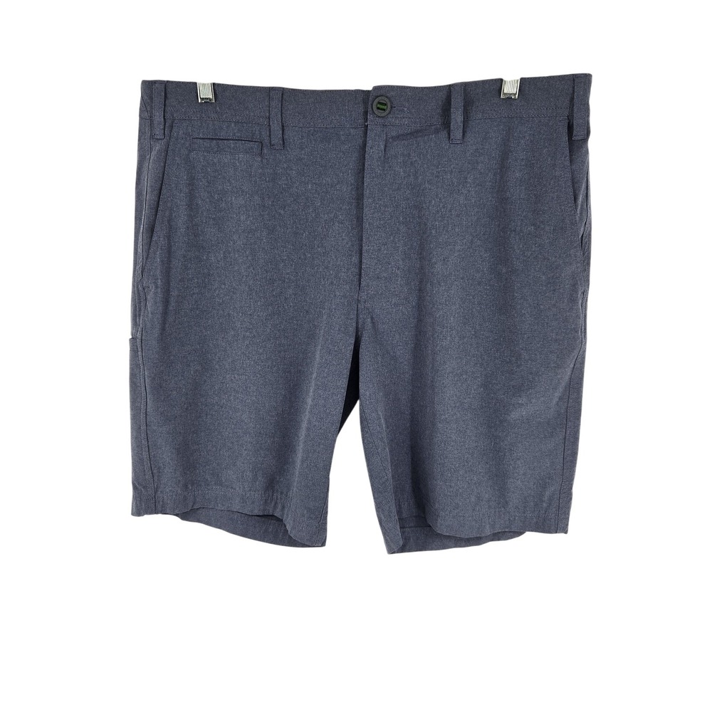 Orvis Shorts Mens 36 Blue Heather Performance Stretch Chino Golf 10 Inseam